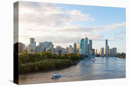 Buildings at the Waterfront, Brisbane, Queensland, Australia-null-Stretched Canvas