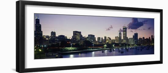 Buildings at the Waterfront, Chicago, Cook County, Illinois, USA-null-Framed Photographic Print