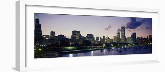 Buildings at the Waterfront, Chicago, Cook County, Illinois, USA-null-Framed Photographic Print