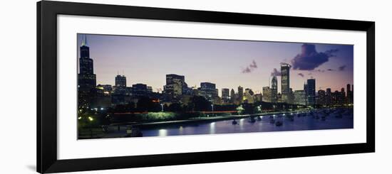 Buildings at the Waterfront, Chicago, Cook County, Illinois, USA-null-Framed Photographic Print