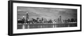 Buildings at the Waterfront, Chicago, Illinois, USA-null-Framed Photographic Print