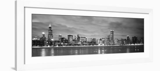 Buildings at the Waterfront, Chicago, Illinois, USA-null-Framed Photographic Print