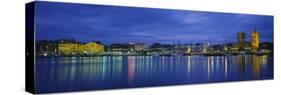 Buildings at the Waterfront, City Hall, Oslo, Norway-null-Stretched Canvas