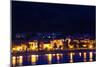 Buildings at the Waterfront, Collioure, Vermillion Coast, Pyrennes-Orientales-null-Mounted Photographic Print