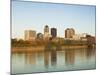 Buildings at the Waterfront, Des Moines River, Des Moines, Iowa, USA-null-Mounted Photographic Print