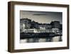 Buildings at the waterfront, Guadalquivir River, Triana, Seville, Andalusia, Spain-null-Framed Photographic Print