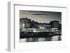 Buildings at the waterfront, Guadalquivir River, Triana, Seville, Andalusia, Spain-null-Framed Photographic Print