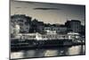 Buildings at the waterfront, Guadalquivir River, Triana, Seville, Andalusia, Spain-null-Mounted Photographic Print