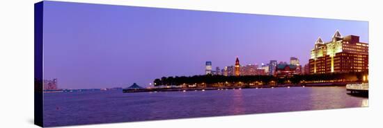 Buildings at the Waterfront, Hoboken, Hudson County, New Jersey, USA 2013-null-Stretched Canvas