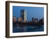 Buildings at the Waterfront, John Hancock Tower, Back Bay, Charles River, Boston, Massachusetts-null-Framed Photographic Print