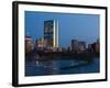 Buildings at the Waterfront, John Hancock Tower, Back Bay, Charles River, Boston, Massachusetts-null-Framed Photographic Print