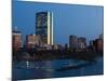 Buildings at the Waterfront, John Hancock Tower, Back Bay, Charles River, Boston, Massachusetts-null-Mounted Photographic Print