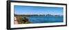 Buildings at the waterfront, Kempenfelt Bay, Barrie, Ontario, Canada-null-Framed Photographic Print