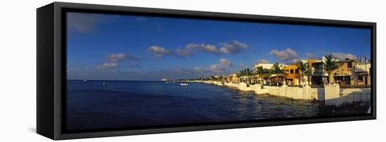 Buildings at the Waterfront, Key West, Monroe County, Florida, USA-null-Framed Stretched Canvas