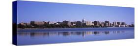 Buildings at the Waterfront, Lake Monona, Madison, Dane County, Wisconsin, USA-null-Stretched Canvas