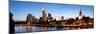 Buildings at the Waterfront, Main River, Frankfurt, Hesse, Germany-null-Mounted Photographic Print