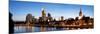 Buildings at the Waterfront, Main River, Frankfurt, Hesse, Germany-null-Mounted Photographic Print