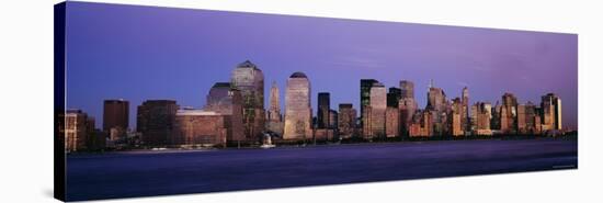 Buildings at the Waterfront, Manhattan, New York City, New York, USA-null-Stretched Canvas
