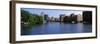 Buildings at the Waterfront, Milwaukee River, Milwaukee, Wisconsin, USA-null-Framed Photographic Print