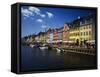 Buildings at the Waterfront, Nyhavn, Copenhagen, Denmark-null-Framed Stretched Canvas