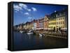 Buildings at the Waterfront, Nyhavn, Copenhagen, Denmark-null-Framed Stretched Canvas