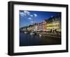 Buildings at the Waterfront, Nyhavn, Copenhagen, Denmark-null-Framed Photographic Print