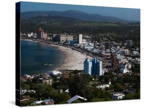 Buildings at the Waterfront, Piriapolis, Maldonado, Uruguay-null-Stretched Canvas