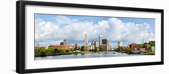 Buildings at the Waterfront, Providence River, Providence, Rhode Island, USA 2012-null-Framed Photographic Print