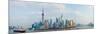 Buildings at the Waterfront, Pudong, Huangpu River, Shanghai, China-null-Mounted Photographic Print