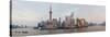 Buildings at the Waterfront, Pudong, Huangpu River, Shanghai, China-null-Stretched Canvas