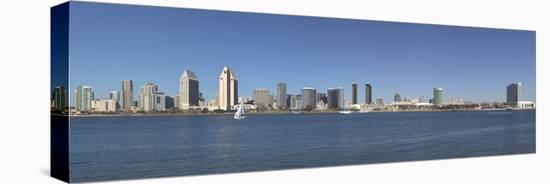 Buildings at the waterfront, San Diego, San Diego County, California, USA-null-Stretched Canvas