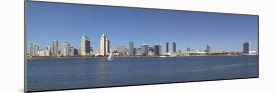 Buildings at the waterfront, San Diego, San Diego County, California, USA-null-Mounted Photographic Print