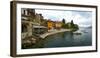 Buildings at the Waterfront, Varenna, Lake Como, Lombardy, Italy-null-Framed Photographic Print