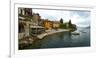 Buildings at the Waterfront, Varenna, Lake Como, Lombardy, Italy-null-Framed Photographic Print