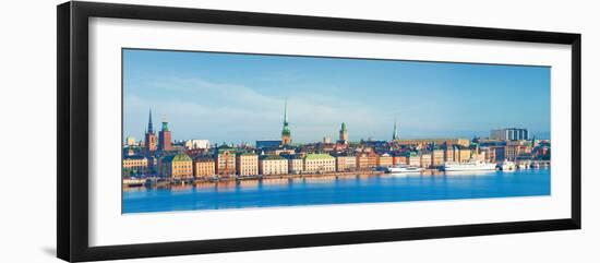 Buildings at Waterfront, Gamla Stan, Stockholm, Sweden-null-Framed Photographic Print