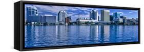 Buildings at Waterfront, Norfolk, Virginia, USA-null-Framed Stretched Canvas