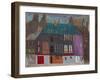 Buildings at West Crosscauseway (Oil on Canvas)-David Alan Redpath Michie-Framed Giclee Print