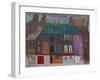 Buildings at West Crosscauseway (Oil on Canvas)-David Alan Redpath Michie-Framed Giclee Print