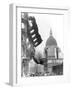 Buildings Crumble in Front/St. Paul's Ca-null-Framed Photographic Print