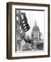 Buildings Crumble in Front/St. Paul's Ca-null-Framed Photographic Print