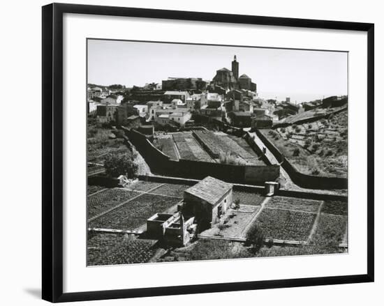 Buildings, Farm, Landscape, Spain, c. 1970-Brett Weston-Framed Photographic Print