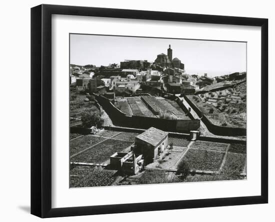 Buildings, Farm, Landscape, Spain, c. 1970-Brett Weston-Framed Premium Photographic Print