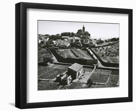 Buildings, Farm, Landscape, Spain, c. 1970-Brett Weston-Framed Photographic Print