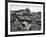 Buildings, Farm, Landscape, Spain, c. 1970-Brett Weston-Framed Photographic Print