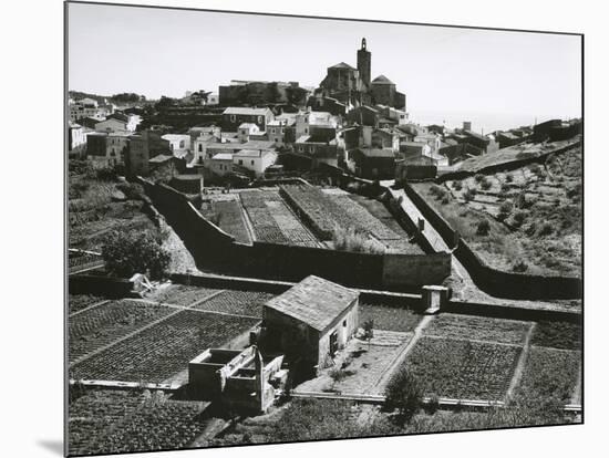 Buildings, Farm, Landscape, Spain, c. 1970-Brett Weston-Mounted Photographic Print