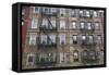 Buildings Featured on Cover of Led Zeppelin Album Physical Graffiti, St. Marks Place, East Village-Wendy Connett-Framed Stretched Canvas