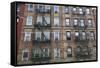 Buildings Featured on Cover of Led Zeppelin Album Physical Graffiti, St. Marks Place, East Village-Wendy Connett-Framed Stretched Canvas