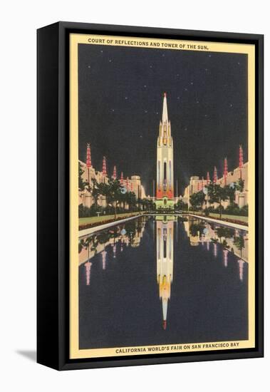 Buildings from World's Fair, San Francisco, California-null-Framed Stretched Canvas