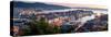 Buildings in a City, Bergen, Hordaland County, Norway-null-Stretched Canvas