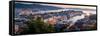 Buildings in a City, Bergen, Hordaland County, Norway-null-Framed Stretched Canvas